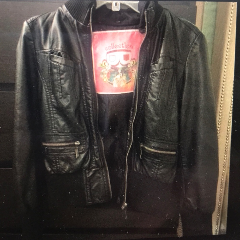 Bernardo Collection Leather Jacket